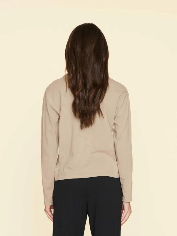 Women Sweats and Tees Xirena Twine Taupe Nico Tee