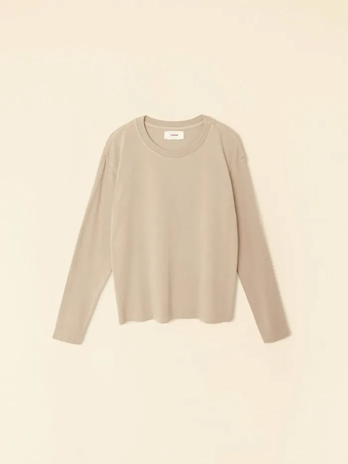 Women Sweats and Tees Xirena Twine Taupe Nico Tee