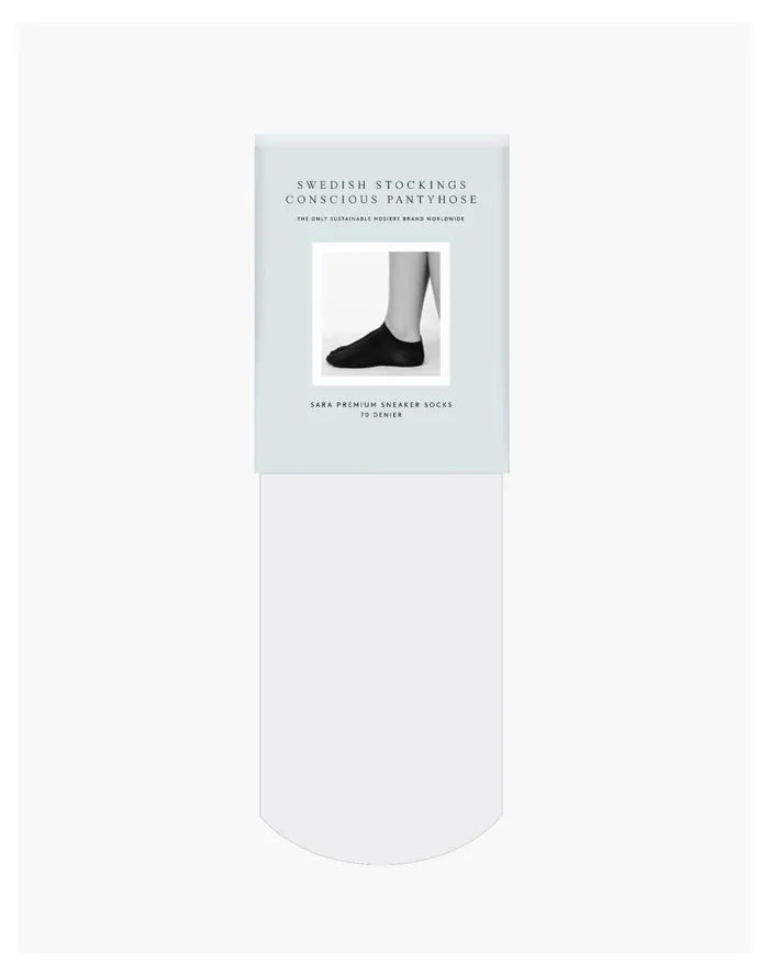 Women Swedish Stockings Sara Sneaker Socks White Madewell Socks