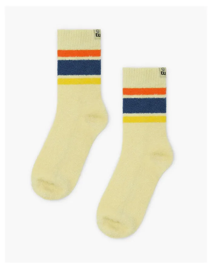Women Tailored Union Flour Socks Cream Madewell Socks