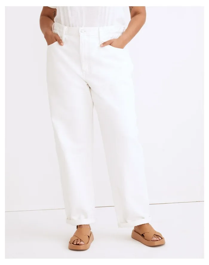Women The Convertible Paperbag Dadjean In Tile White Tile White Madewell Jeans Women The Convertible Paperbag Dadjean In Tile White Tile White Madewell Jeans