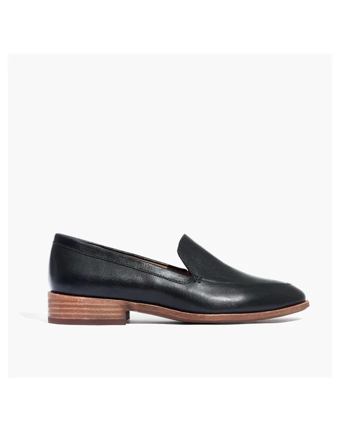Women The Frances Loafer True Black Madewell Flats Women The Frances Loafer True Black Madewell Flats