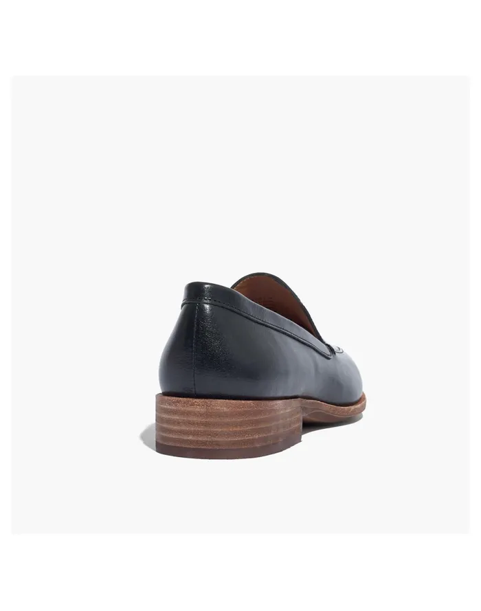 Women The Frances Loafer True Black Madewell Flats Women The Frances Loafer True Black Madewell Flats