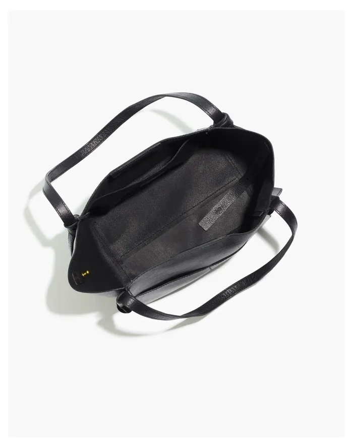 Women The Knotted Tote Bag True Black Madewell Totes Women The Knotted Tote Bag True Black Madewell Totes