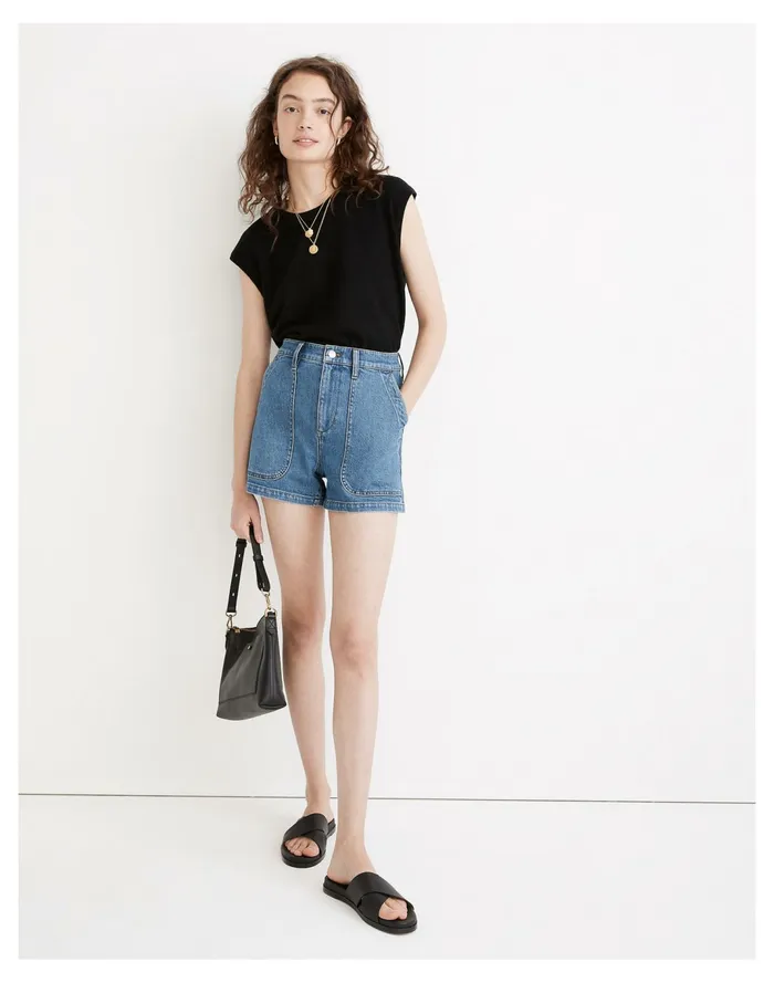 Women The Perfect Vintage Fatigue Jean Short Maretta Wash Madewell Shorts