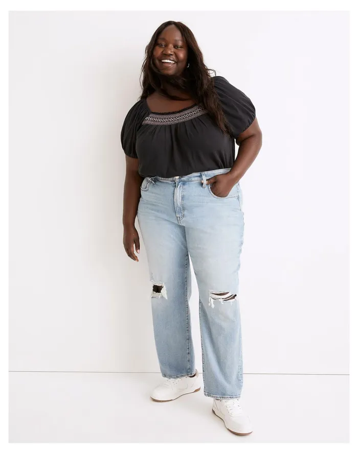 Women The Plus Curvy Perfect Vintage Jean In Danby Wash Danby Wash Madewell Jeans