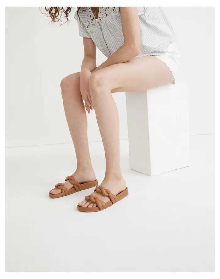 Women The Walker Slide Sandal Desert Camel Madewell Sandals Women The Walker Slide Sandal Desert Camel Madewell Sandals