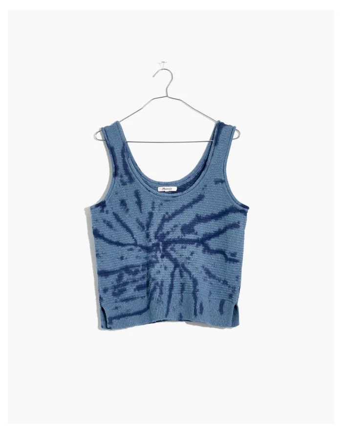 Women Tie Dye Fairview Sweater Tank Distant Ocean Madewell Sweaters Women Tie Dye Fairview Sweater Tank Distant Ocean Madewell Sweaters