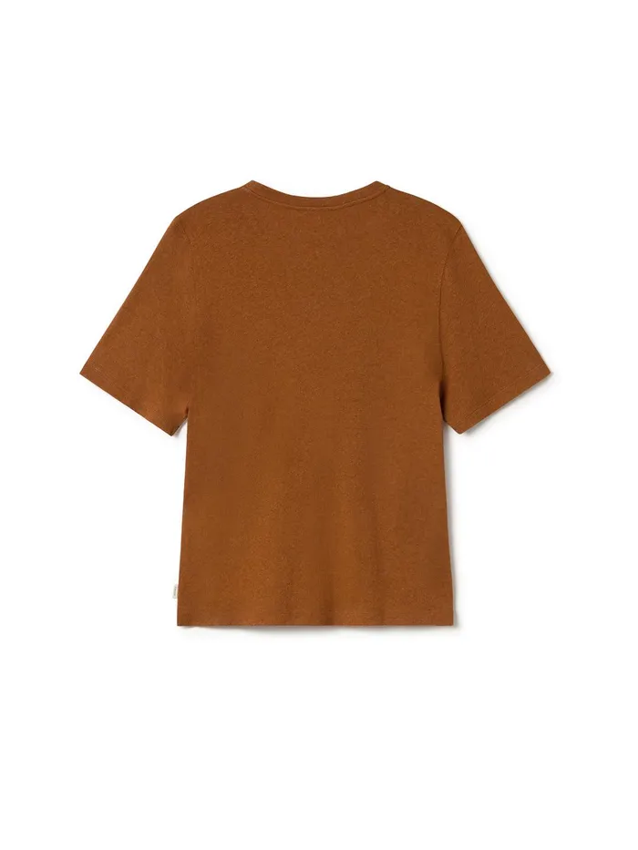 Women Tops Women 8211 Adele 8211 Umber Brown TWOTHIRDS Tops