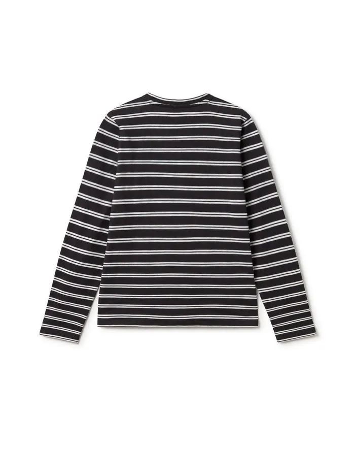 Women Tops Women 8211 Kilkeel 8211 Black and White Stripes TWOTHIRDS Tops