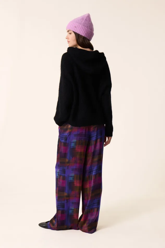 Women Trousers Evanou Anoki Pantalon Viscose Multicolore Des Petits Hauts Trousers and Jumpsuits