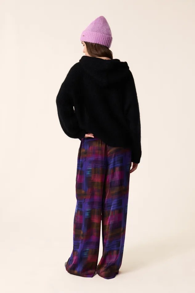 Women Trousers Evanou Anoki Pantalon Viscose Multicolore Des Petits Hauts Trousers and Jumpsuits