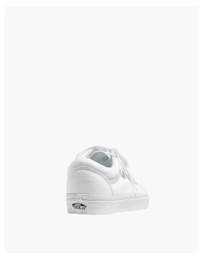 Women Vans Unisex Old Skool Lace Up Sneakers In Canvas And Suede True White Madewell Sneakers Women Vans Unisex Old Skool Lace Up Sneakers In Canvas And Suede True White Madewell Sneakers