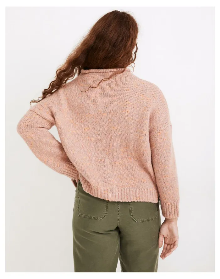 Women Varina Mockneck Pullover Sweater Marled Cottoncandy Madewell Sweaters Women Varina Mockneck Pullover Sweater Marled Cottoncandy Madewell Sweaters