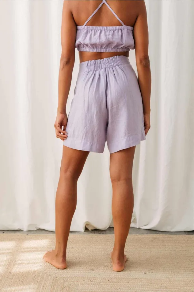 Women Vaxholm 8211 Light Purple TWOTHIRDS Shorts