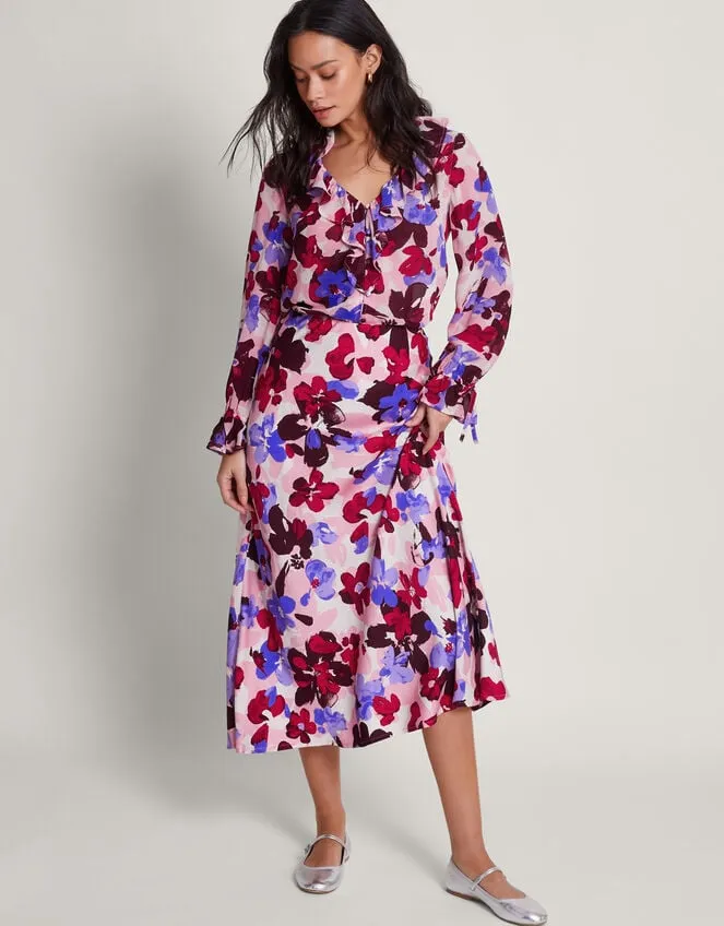 Women Vittoria Floral Print Blouse Pink Monsoon Tops and Blouses