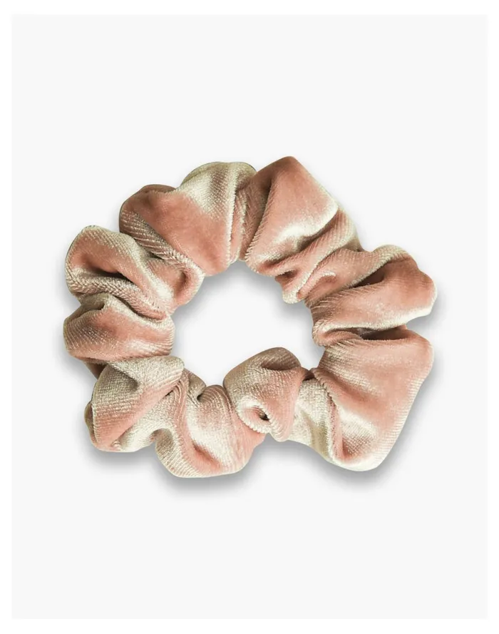 Women WE ARE CHIMMI Mini Velvet Hair Scrunchie Light Pink Madewell Hair Accessories