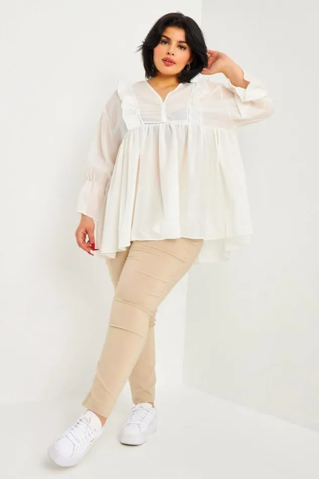 Women White Openwork Lace Dress Brentiny Paris Tie And Dye Dresses