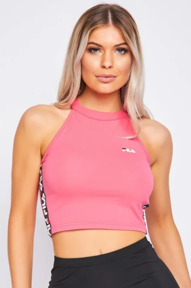 Women Women Melody Cropped Top Pink Brentiny Paris Top And Tank Tops