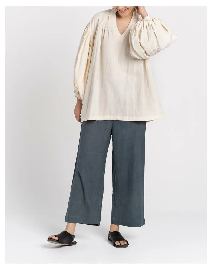 Women World Of Crow Organic Cotton Longline Top In Natural Ecru Ecru Madewell Tops and Shirts Women World Of Crow Organic Cotton Longline Top In Natural Ecru Ecru Madewell Tops and Shirts