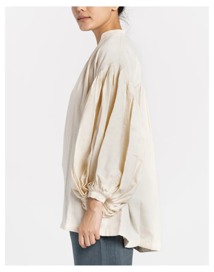 Women World Of Crow Organic Cotton Longline Top In Natural Ecru Ecru Madewell Tops and Shirts Women World Of Crow Organic Cotton Longline Top In Natural Ecru Ecru Madewell Tops and Shirts