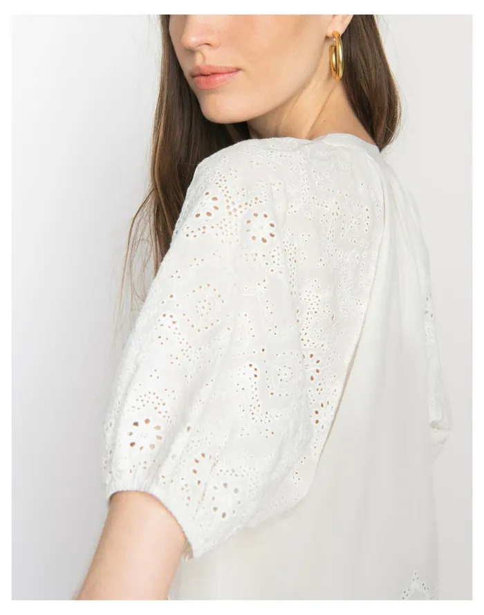 Women WVN Eliza Blouse White Madewell Tops and Shirts Women WVN Eliza Blouse White Madewell Tops and Shirts
