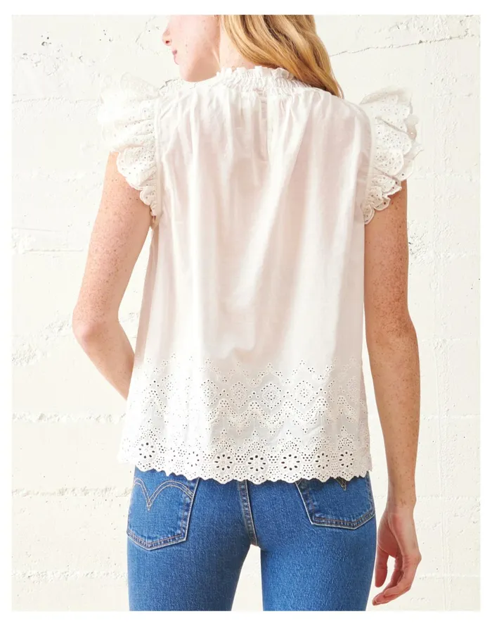 Women WVN Theodora Blouse White Madewell Tops and Shirts Women WVN Theodora Blouse White Madewell Tops and Shirts