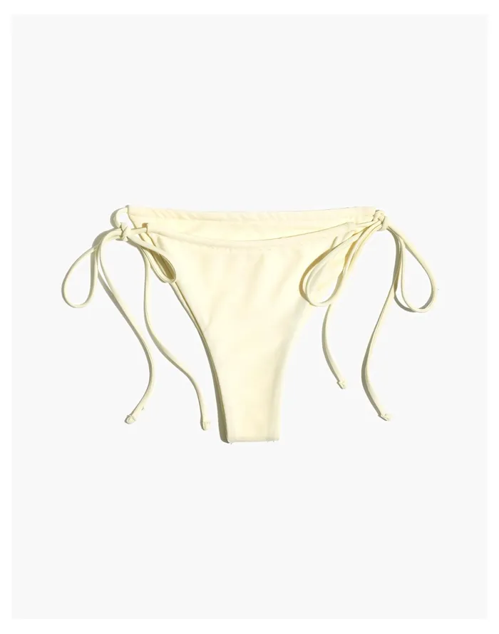 Women X Jade Swim Lana String Bikini Bottom White Madewell Swim Women X Jade Swim Lana String Bikini Bottom White Madewell Swim
