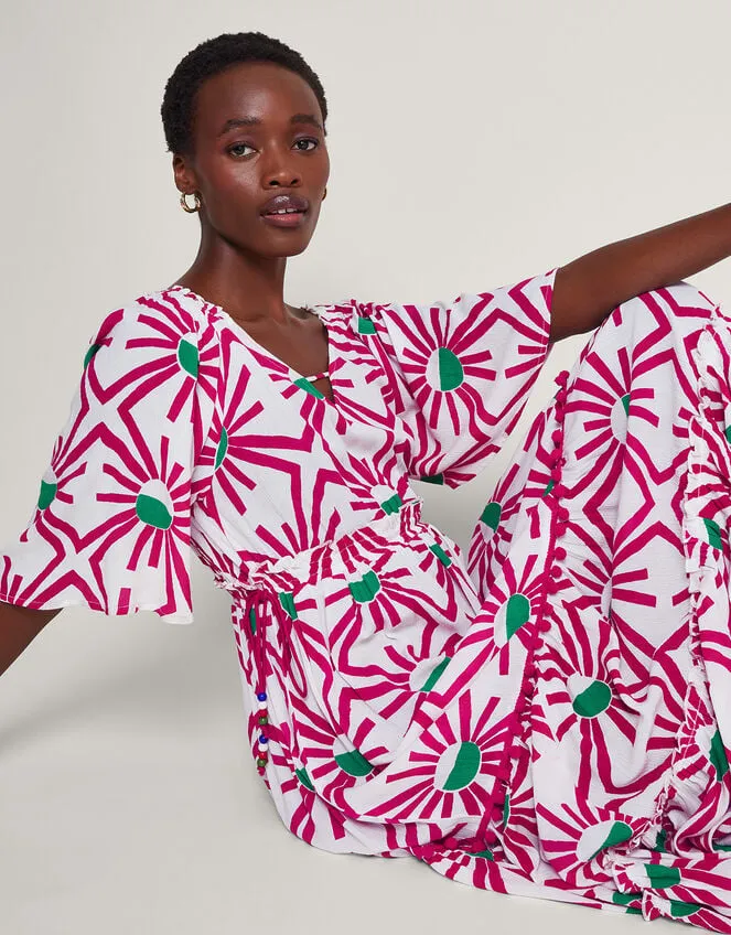 Women Zamora Geometric Sun Dress Pink Monsoon Dresses
