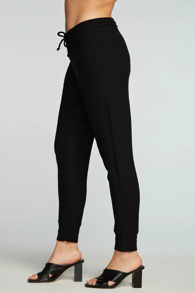 Womens Recycled Cozy Knit Pintuck Easy Jogger Bottoms Chaser Brand