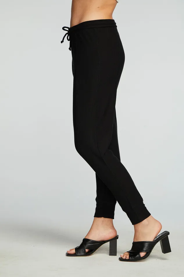 Womens Recycled Cozy Knit Pintuck Easy Jogger Bottoms Chaser Brand