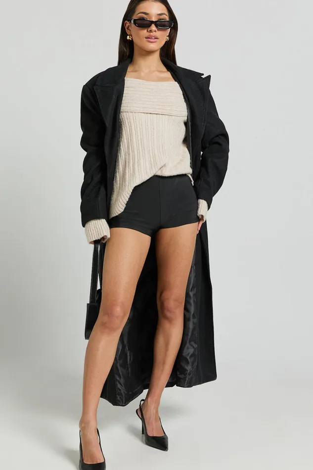 Yuna Shorts 8211 Micro Shorts In Black Women Showpo Shorts
