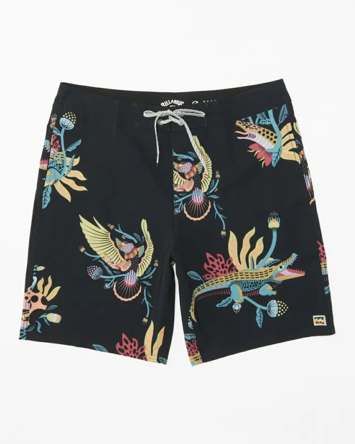 Zeledon Sundays Board Shorts Black Men Billabong Side Pockets