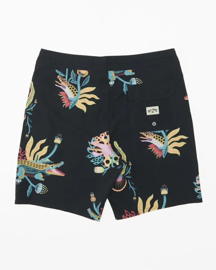 Zeledon Sundays Board Shorts Black Men Billabong Side Pockets