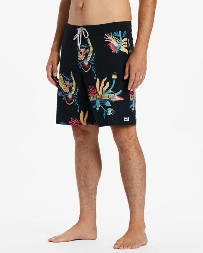 Zeledon Sundays Board Shorts Black Men Billabong Side Pockets