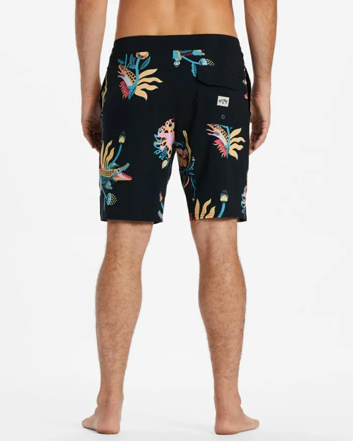 Zeledon Sundays Board Shorts Black Men Billabong Side Pockets
